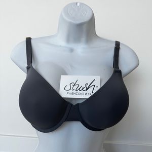Lively T-Shirt Bra 32DDD Smoke Grey Gray Racerback Lace